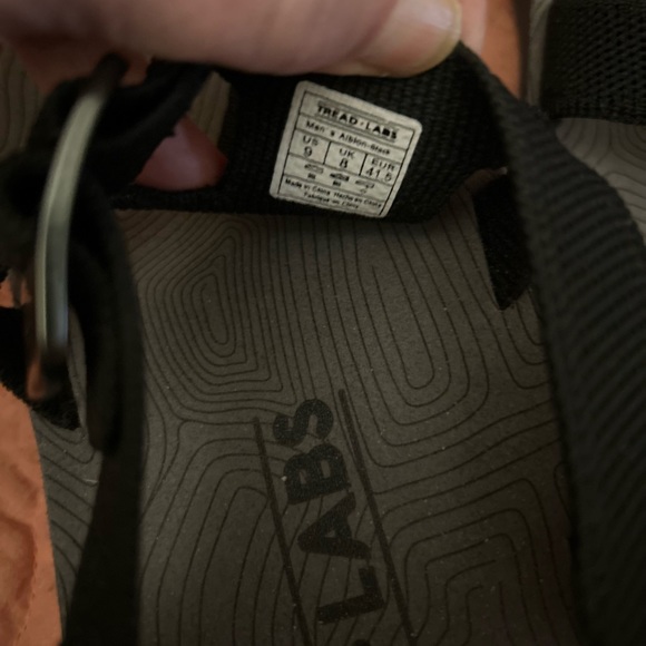 Sz.9 Tread Labs Men's Albion Sandals, supportive recovery sandals, black - Picture 3 of 5